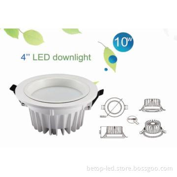 2013 10w  led down light high Luems800lm   4inch r80 500g